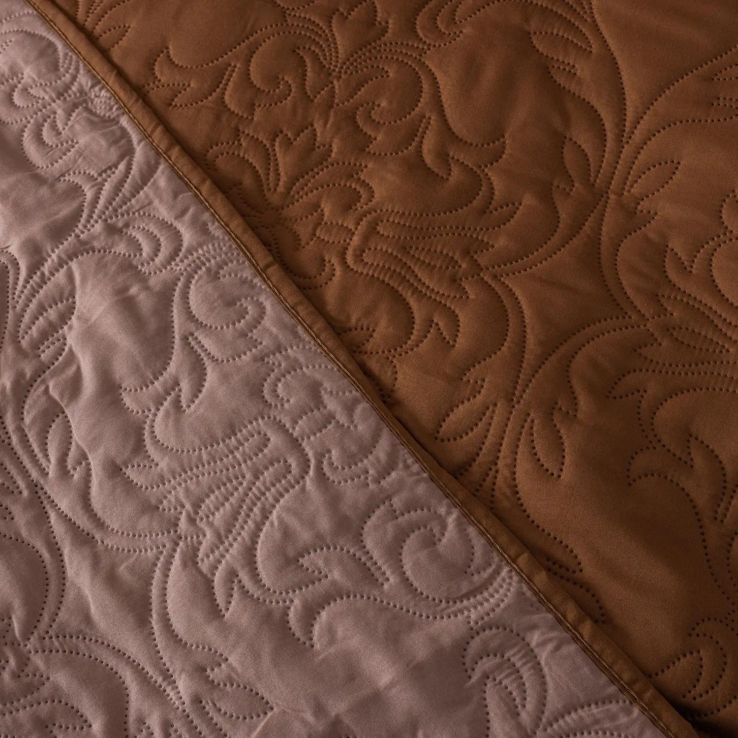 Bedspread TEP "VINTAGE" 1 pillowcase 50*70 sm Coffee/Arabian night, 150x210 - Photo 4 Bedspread TEP "VINTAGE" 1 pillowcase 50*70 sm Coffee/Arabian night, 150x210 - Photo 4