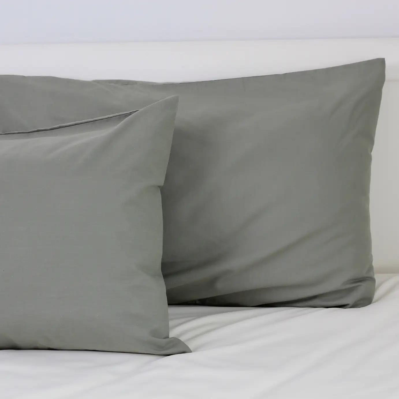 Комплект наволочок "ТЕП" скрутка Green-Gray, 50x70 - Фото 3 Комплект наволочок "ТЕП" скрутка Green-Gray, 50x70 - Фото 3