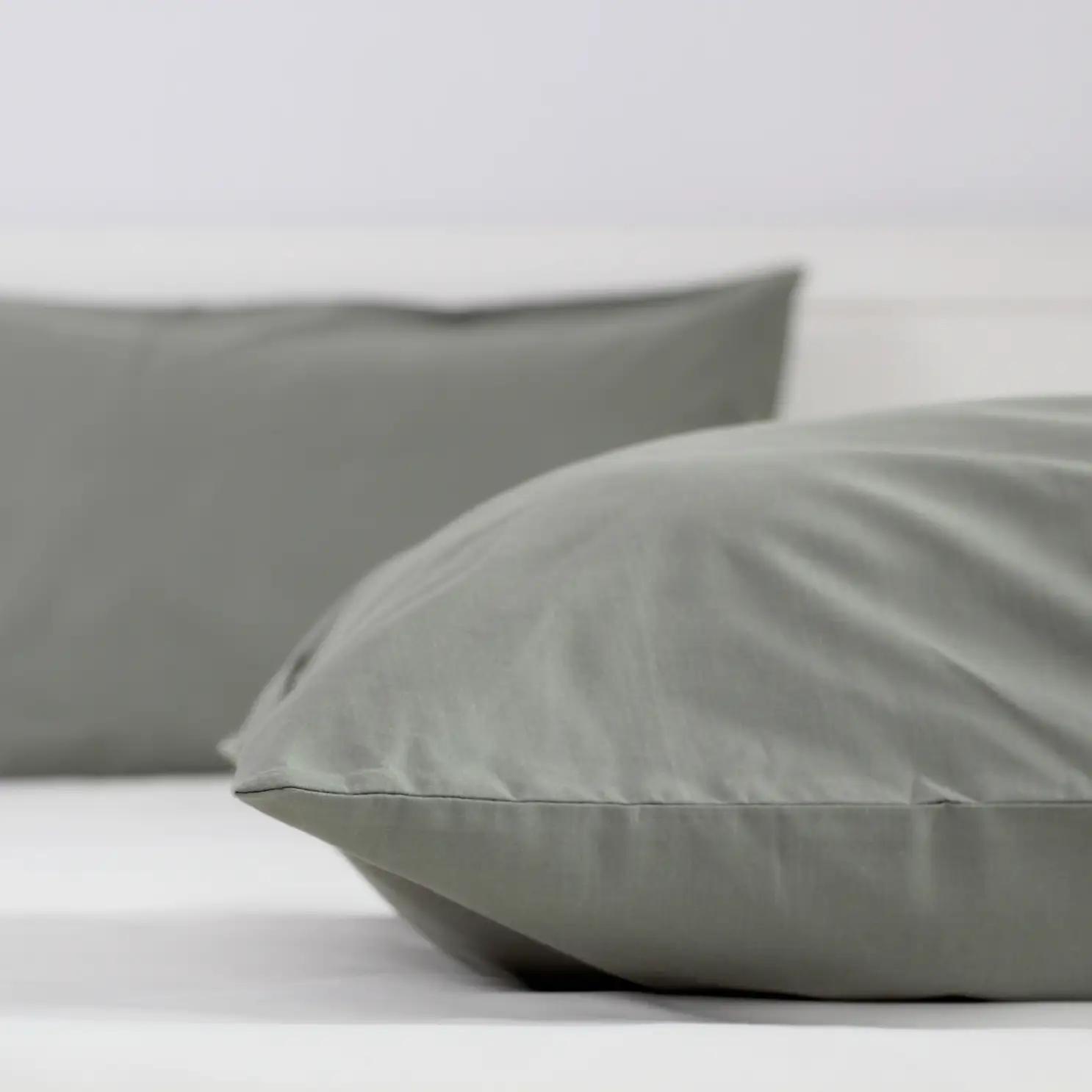 Комплект наволочок "ТЕП" скрутка Green-Gray, 50x70 - Фото 4 Комплект наволочок "ТЕП" скрутка Green-Gray, 50x70 - Фото 4