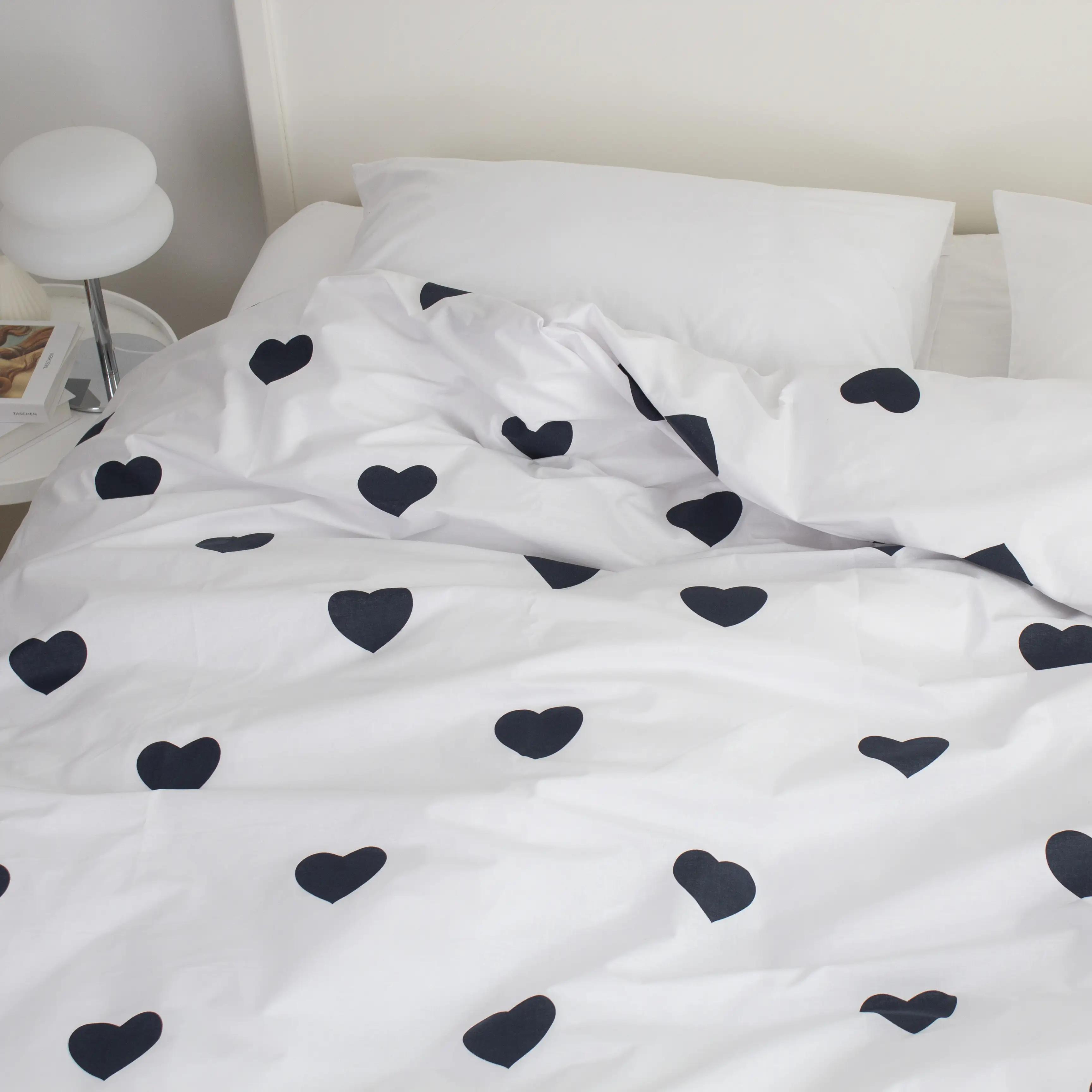 Пододеяльник ТЕП Navy Blue Love Reverse (эко), 200х215 - Фото 2 Пододеяльник ТЕП Navy Blue Love Reverse (эко), 200х215 - Фото 2