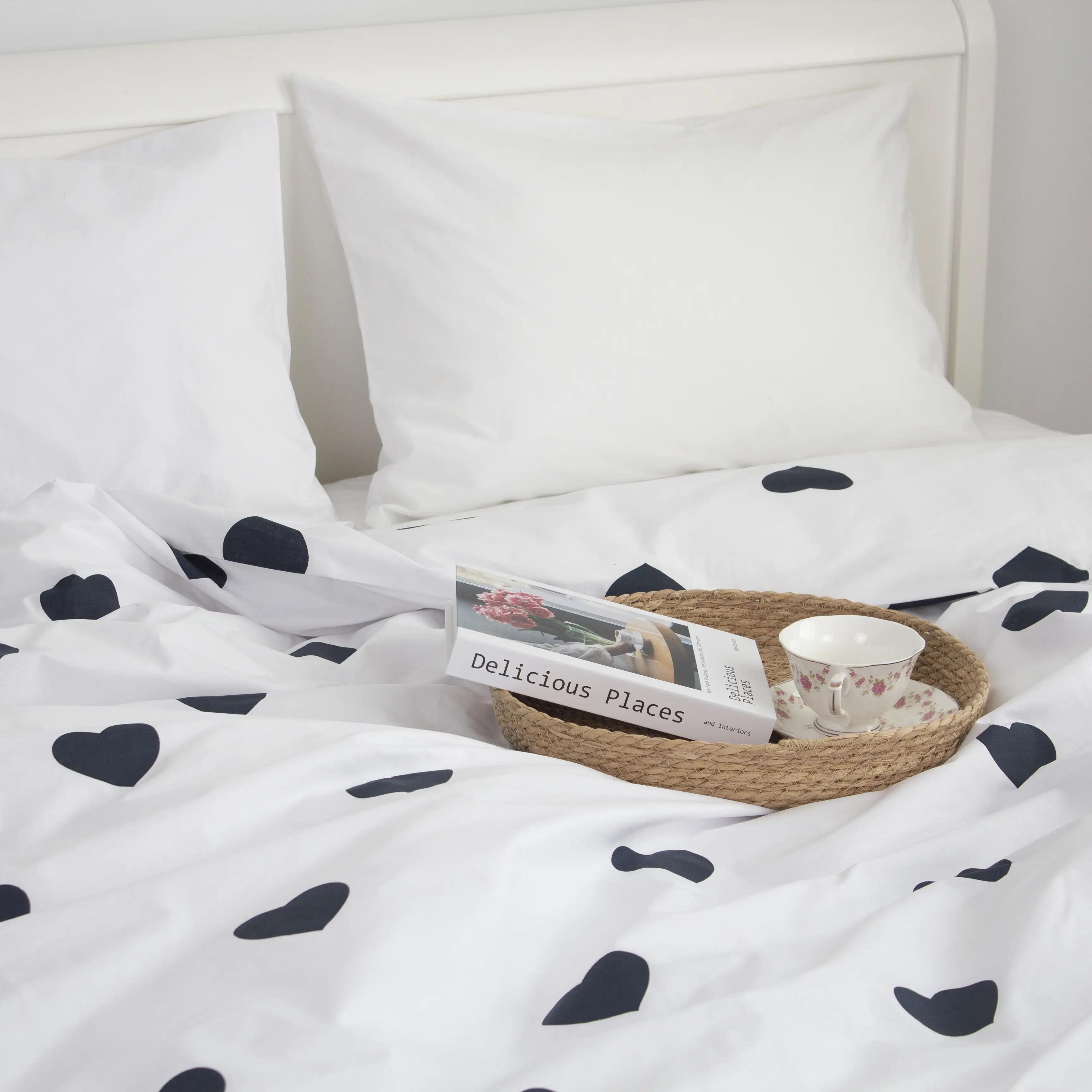 Пододеяльник ТЕП Navy Blue Love Reverse (эко), 200х215 - Фото 3 Пододеяльник ТЕП Navy Blue Love Reverse (эко), 200х215 - Фото 3