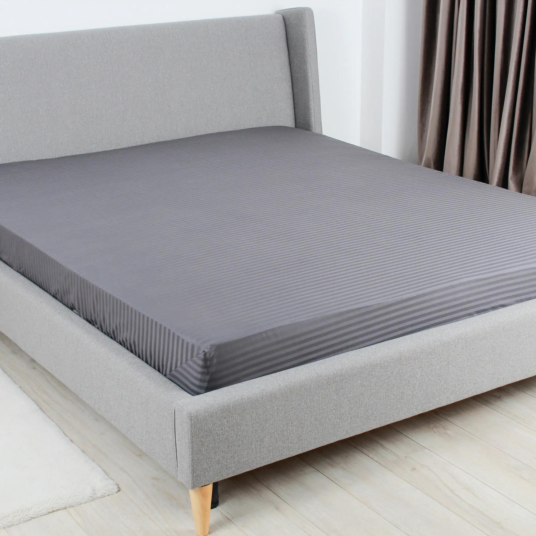 Простыня «ТЕП» с резинкой сатин Graphite, 160x200 - Фото 2 Простыня «ТЕП» с резинкой сатин Graphite, 160x200 - Фото 2