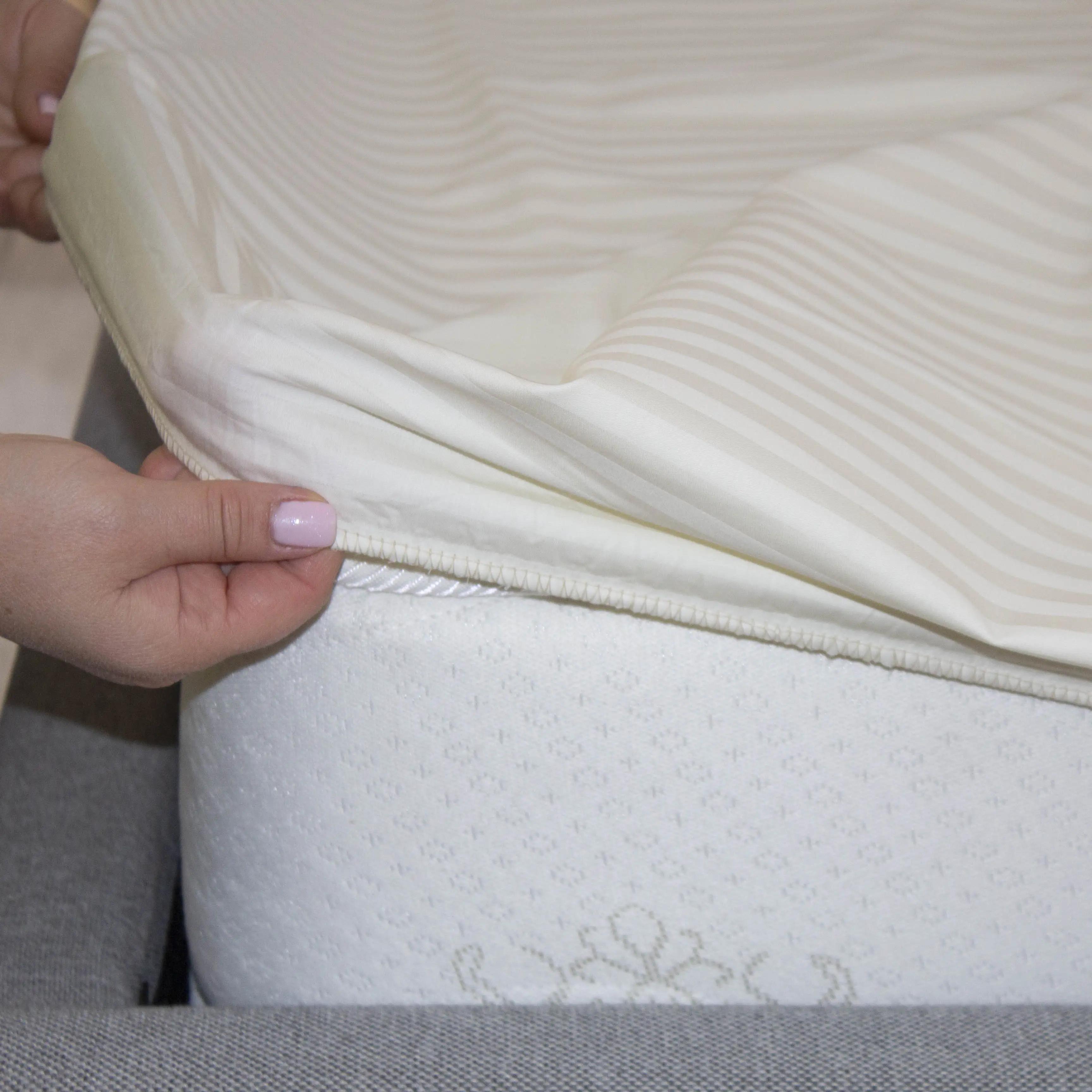 Простыня «ТЕП» с резинкой сатин Caramel, 160x200 - Фото 3 Простыня «ТЕП» с резинкой сатин Caramel, 160x200 - Фото 3