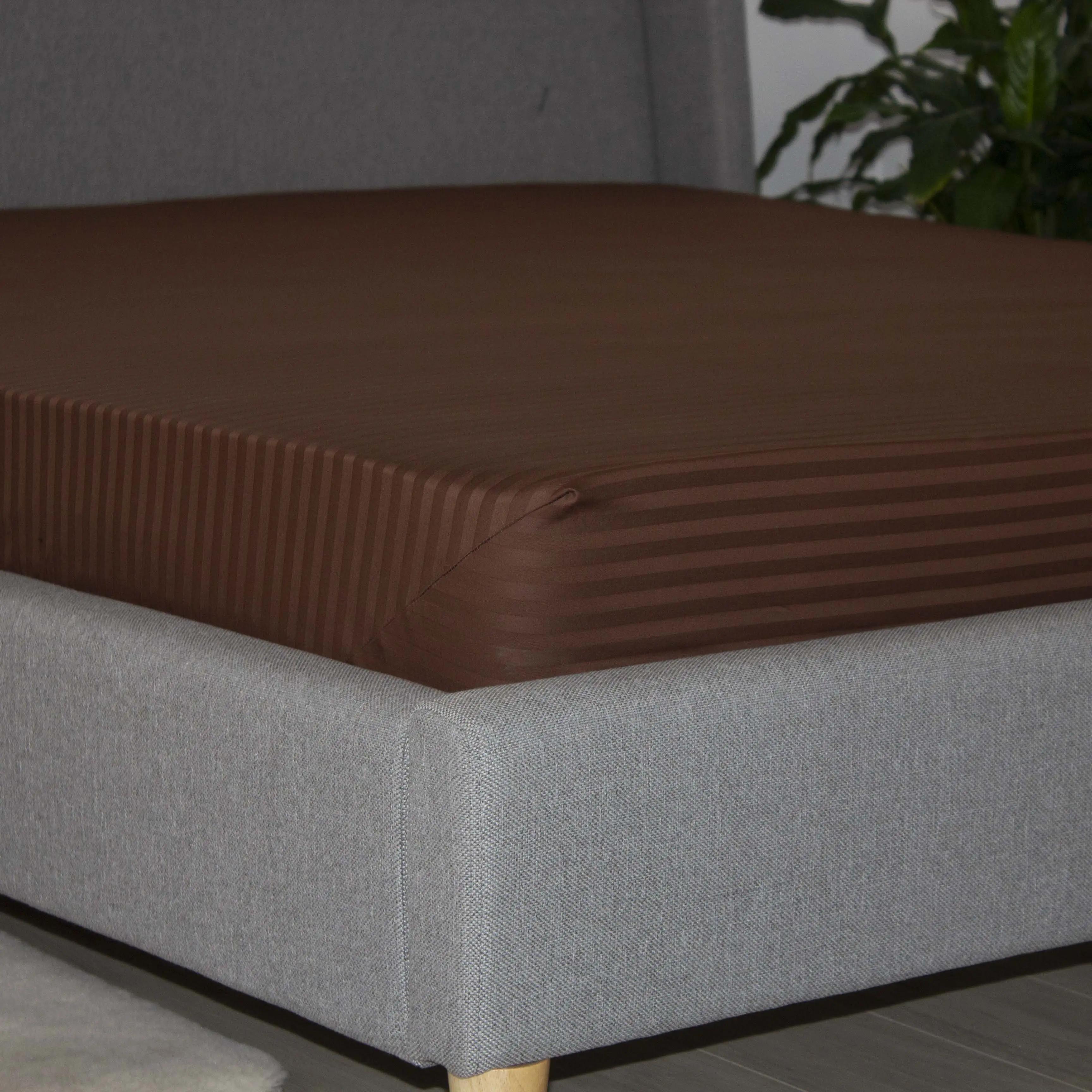 Простыня «ТЕП» с резинкой сатин Chocolate, 160x200 - Фото 2 Простыня «ТЕП» с резинкой сатин Chocolate, 160x200 - Фото 2