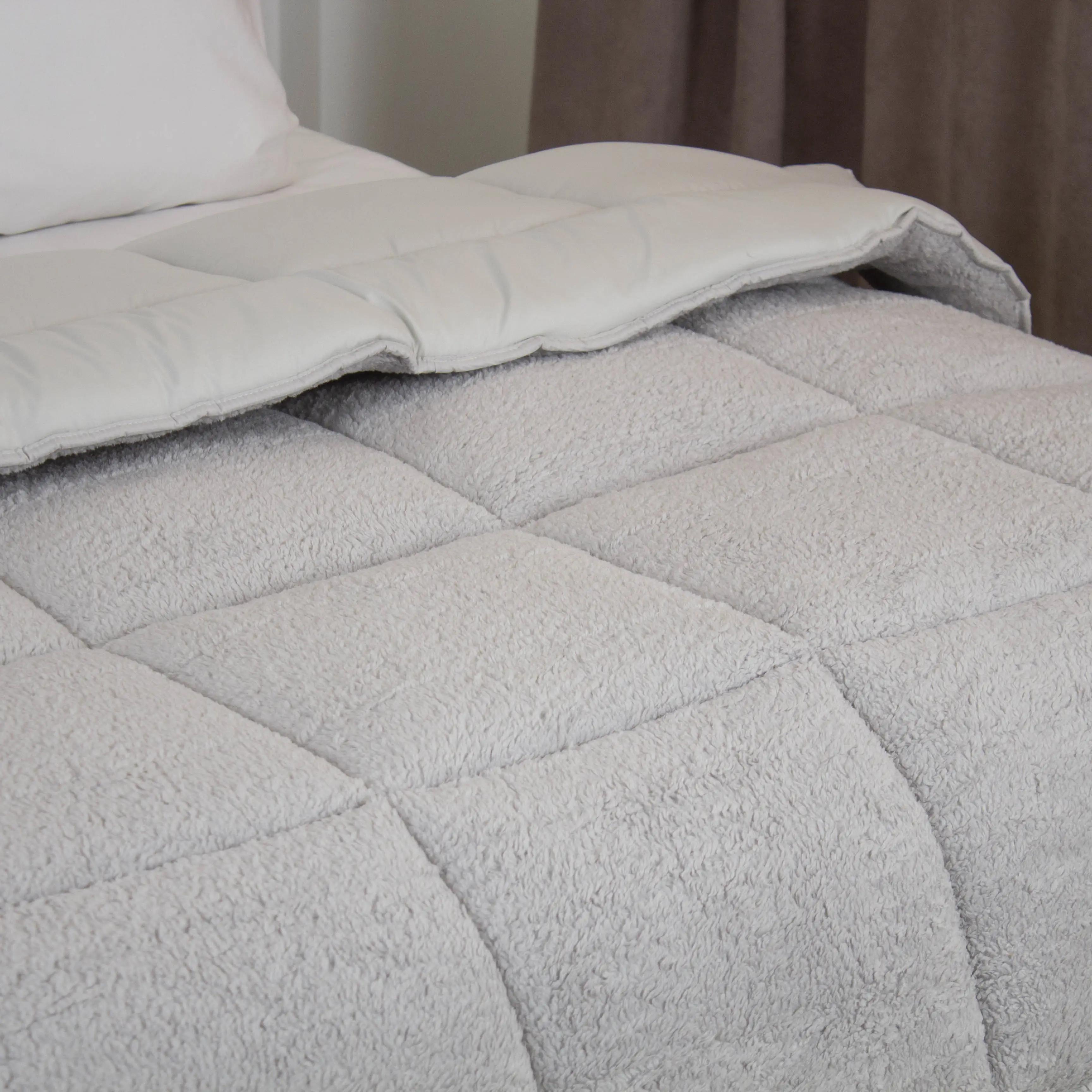 Blanket "TEDDY" Light grey, 150x210 - Photo 4 Blanket "TEDDY" Light grey, 150x210 - Photo 4