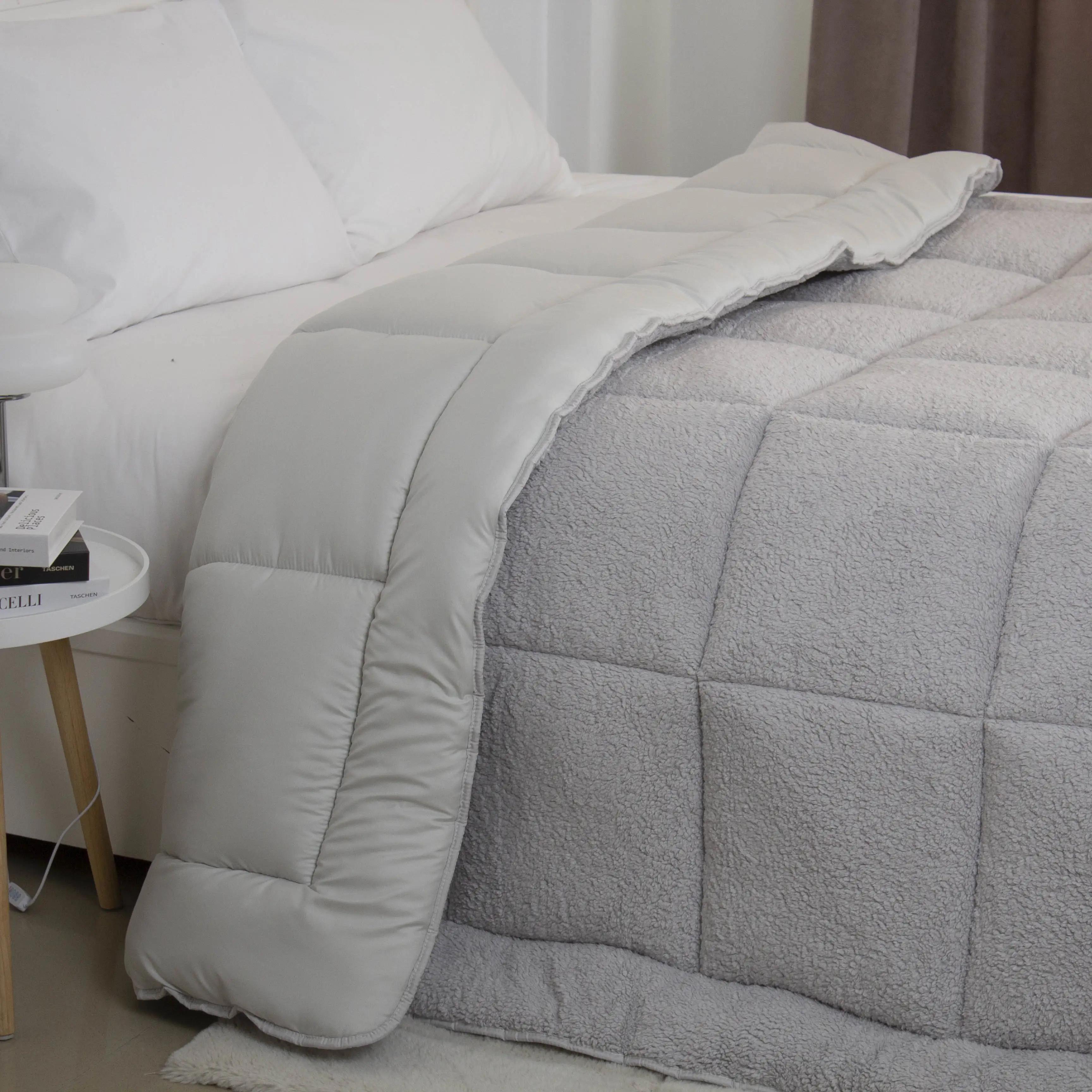 Blanket "TEDDY" Light grey, 150x210 - Photo 5 Blanket "TEDDY" Light grey, 150x210 - Photo 5