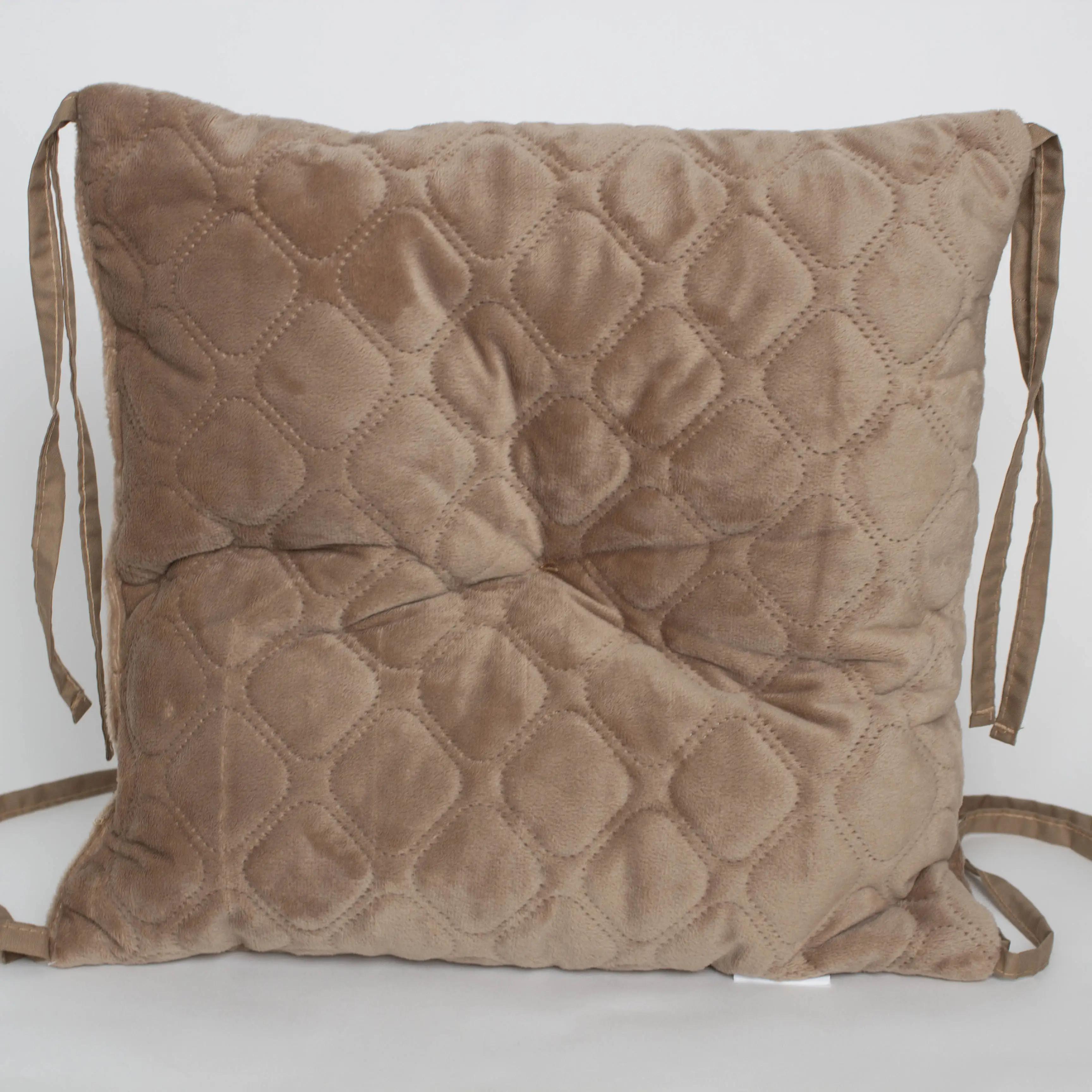 Подушка на стул ТЕП «VELURE» 40*40 см капучино Подушка на стул ТЕП «VELURE» 40*40 см капучино