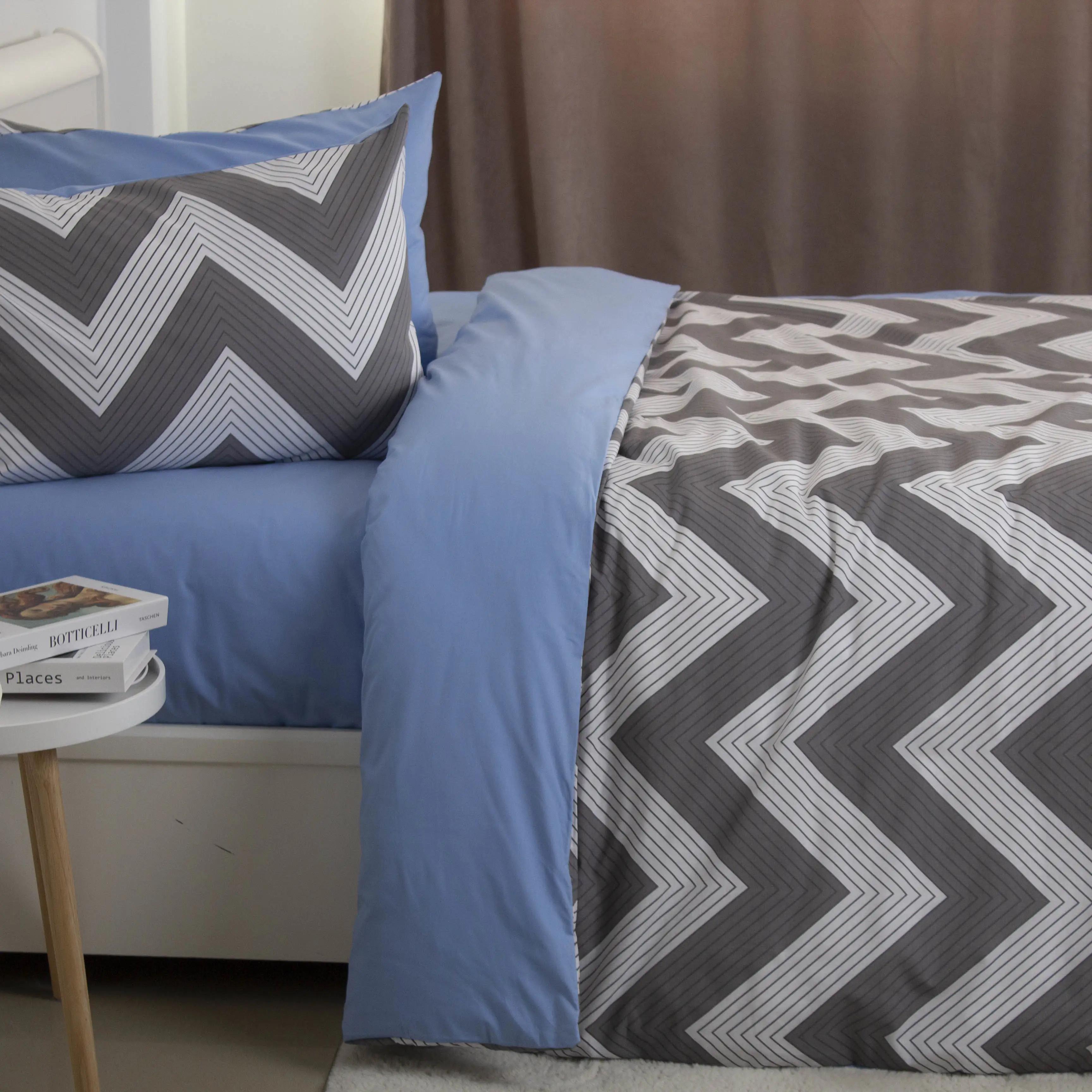 Комплект постільної білизни ТЕП "Happy Sleep" Blue Symmetry, полуторна - Фото 3 Комплект постільної білизни ТЕП "Happy Sleep" Blue Symmetry, полуторна - Фото 3