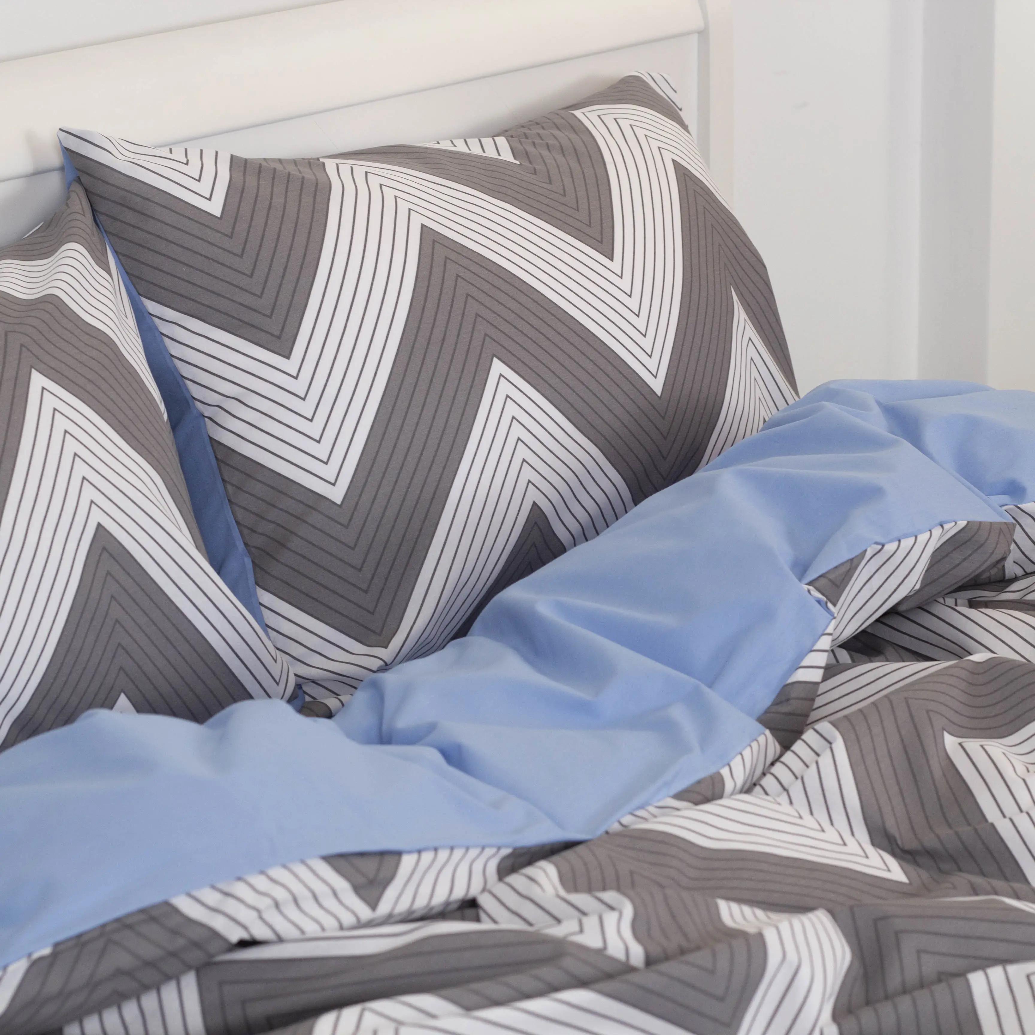 Комплект постільної білизни ТЕП "Happy Sleep" Blue Symmetry, полуторна - Фото 5 Комплект постільної білизни ТЕП "Happy Sleep" Blue Symmetry, полуторна - Фото 5