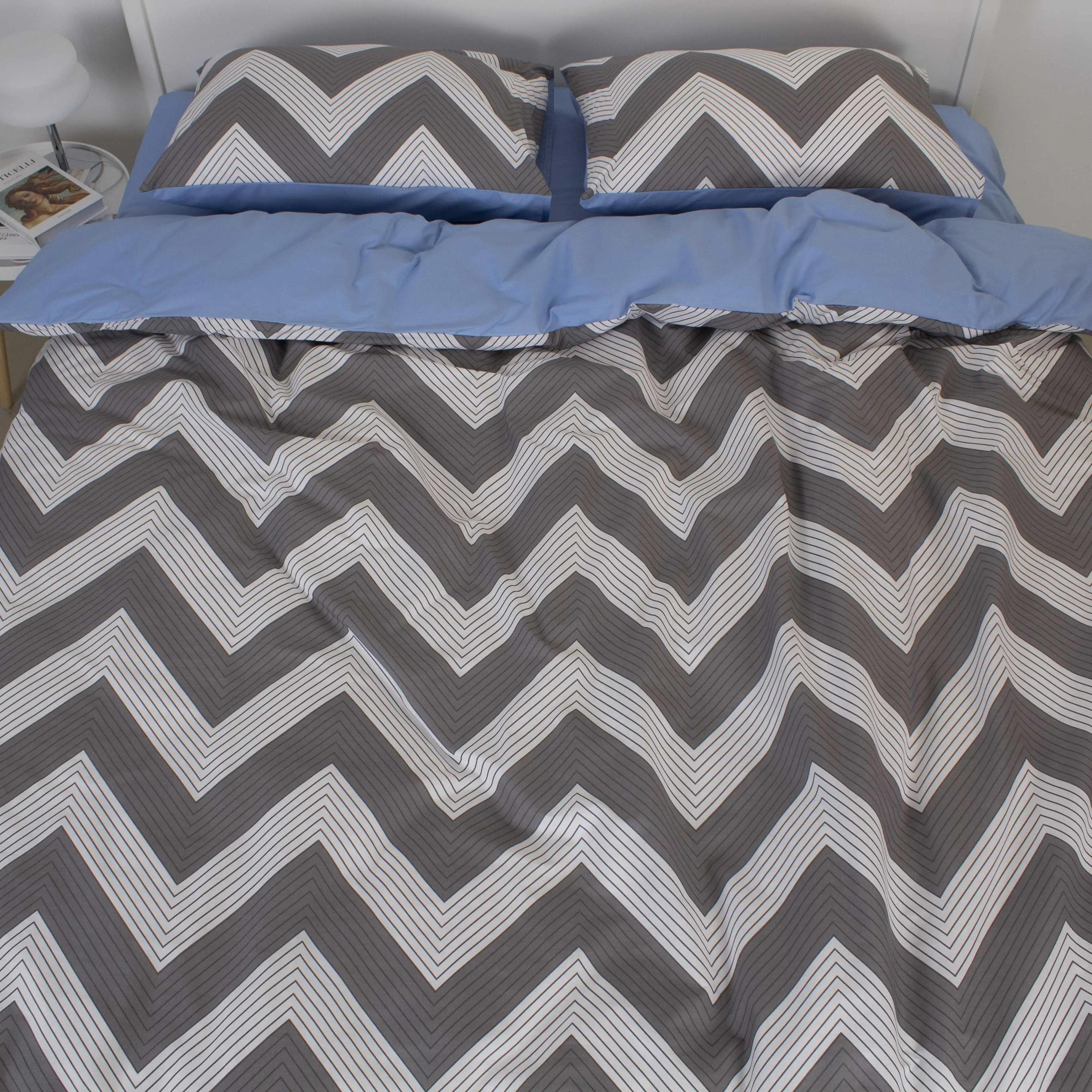 Комплект постільної білизни ТЕП "Happy Sleep" Blue Symmetry, полуторна - Фото 8 Комплект постільної білизни ТЕП "Happy Sleep" Blue Symmetry, полуторна - Фото 8