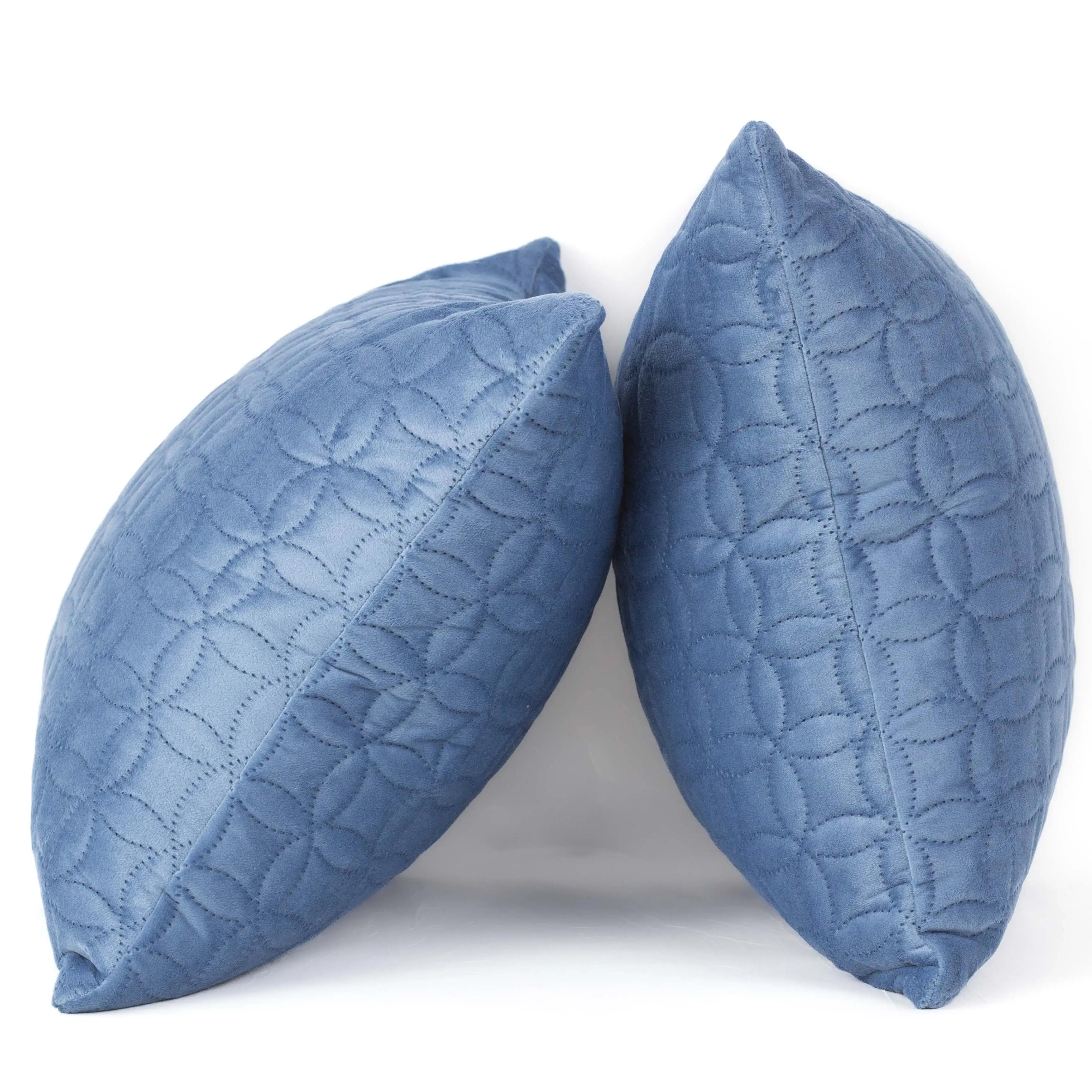 Наволочка декоративна ТЕП "VELOUR" 45*45 см з замком Синій/Мозаїка, 45x45 - Фото 3 Наволочка декоративна ТЕП "VELOUR" 45*45 см з замком Синій/Мозаїка, 45x45 - Фото 3