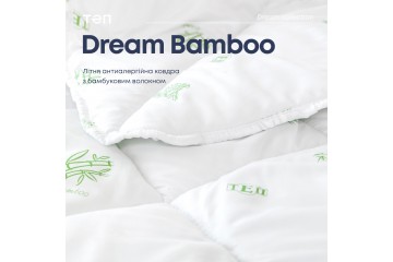 Одеяло "DREAM COLLECTION" BAMBOO 180*210 см (150г/м2) (microfiber) 