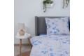 Комплект постельного белья ТЕП "Soft dreams" Blue Flowers, 70x70 семейный - Фото 6