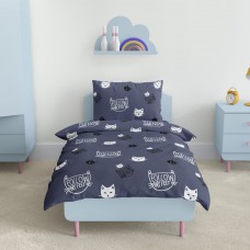 Комплект постельного белья ТЕП "Soft dreams" Котята (синие), 50x70 подростковый