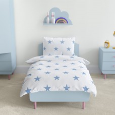 Комплект постельного белья ТЕП "Soft dreams" Звезды (голубой), 50x70 подростковый