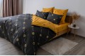 Комплект постельного белья ТЕП "Soft dreams" Grey and Orange, 70x70 евро - Фото 2