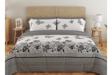 Комплект постельного белья  ТЕП "Soft dreams" Black Butterfly, 70x70 полуторный