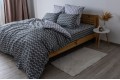 Комплект постельного белья ТЕП "Happy Sleep" Pearl Dream - GREY, 50x70 евро - Фото 2