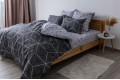 Комплект постільної білизни ТЕП "Happy Sleep" Quadro Star grey, 50x70 євро - Фото 6