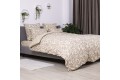 Комплект постельного белья ТЕП "Soft dreams" Beige and White, 70х70 евро - Фото 8
