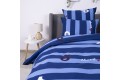 Комплект постельного белья ТЕП "Soft dreams" Line Blue, 70x70 двуспальный - Фото 8