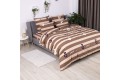 Комплект постельного белья ТЕП "Soft dreams" Line Brown, 70x70 евро - Фото 4
