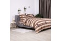 Комплект постельного белья ТЕП "Soft dreams" Line Brown, 70x70 двуспальный - Фото 6