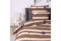 Комплект постельного белья ТЕП "Soft dreams" Line Brown, 70x70 двуспальный - Фото 8