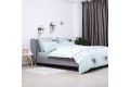 Комплект постельного белья ТЕП "Happy Sleep" Mint&Grey Hearts, 50x70 евро - Фото 6
