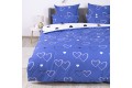 Комплект постельного белья "ТЕП" NAVY BLUE LOVE, 70X70 евро - Фото 10