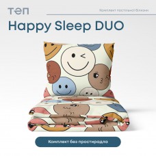 Комплект постельного белья ТЕП "Happy Sleep Duo" Emojical, 70x70 евро