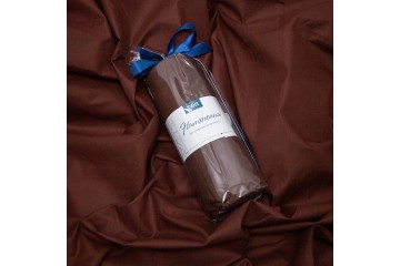 Простынь "НАТХНЕННЯ" с резинкой 90х200 см Шоколад