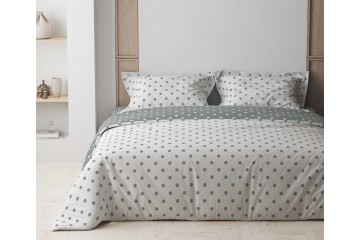 Комплект постельного белья ТЕП "Happy Sleep" Grey Dots, 50x70 двуспальный