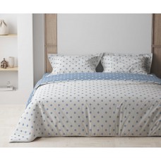 Комплект постельного белья ТЕП "Happy Sleep" Light Blue Dots, 50x70 евро