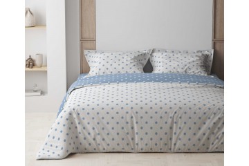 Комплект постельного белья ТЕП "Happy Sleep" Light Blue Dots, 50x70 евро