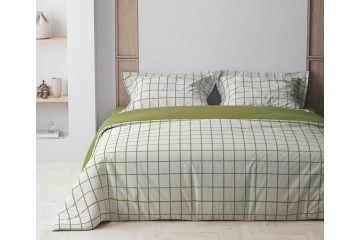 Комплект постельного белья ТЕП "Happy Sleep" Olive Check, 50x70 евро