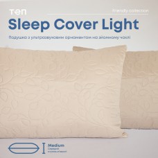 Подушка "SLEEPCOVER LIGHT" 50*70 см (650г) (microfiber) Бежевий