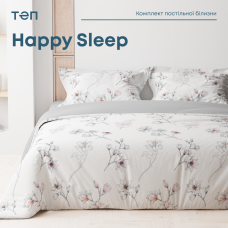 Комплект постільної білизни ТЕП "Happy Sleep" Біле цвітіння, 50x70 двоспальний