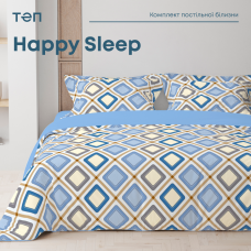 Комплект постільної білизни ТЕП "Happy Sleep" Блакитна дюна, 50x70 євро