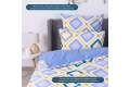 Комплект постільної білизни ТЕП "Happy Sleep" Блакитна дюна, 50x70 сімейний - Фото 2