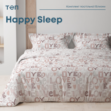 Комплект постельного белья ТЕП "Happy Sleep" Заметки любви, 50x70 семейный