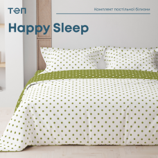 Комплект постельного белья ТЕП "Happy Sleep" Olive Dots, 50x70 двуспальный