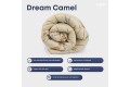 Ковдра "DREAM COLLECTION" CAMEL 180*210 см (microfiber) - Фото 6