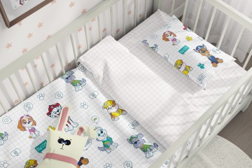 Комплект детского постельного белья "ТЕПИК" 1-3 года Друзья щенки