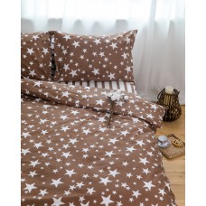 Комплект постельного белья ТЕП "RANFORCE" двуспальный (315 STAR BROWN)