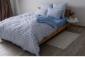 Комплект постельного белья "ТЕП" Blue Check, 70x70 семейный - Фото 2