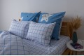 Комплект постельного белья "ТЕП" Blue Check, 70x70 семейный - Фото 4