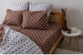 Комплект постельного белья "ТЕП" Cappuccino Dots, 70x70 семейный - Фото 4