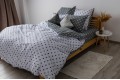 Комплект постільної білизни ТЕП "Happy Sleep" Grey Dots, 50x70 двоспальний - Фото 2