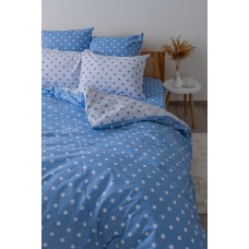 Комплект постільної білизни ТЕП "Happy Sleep" Light Blue Dots, 50x70 сімейний